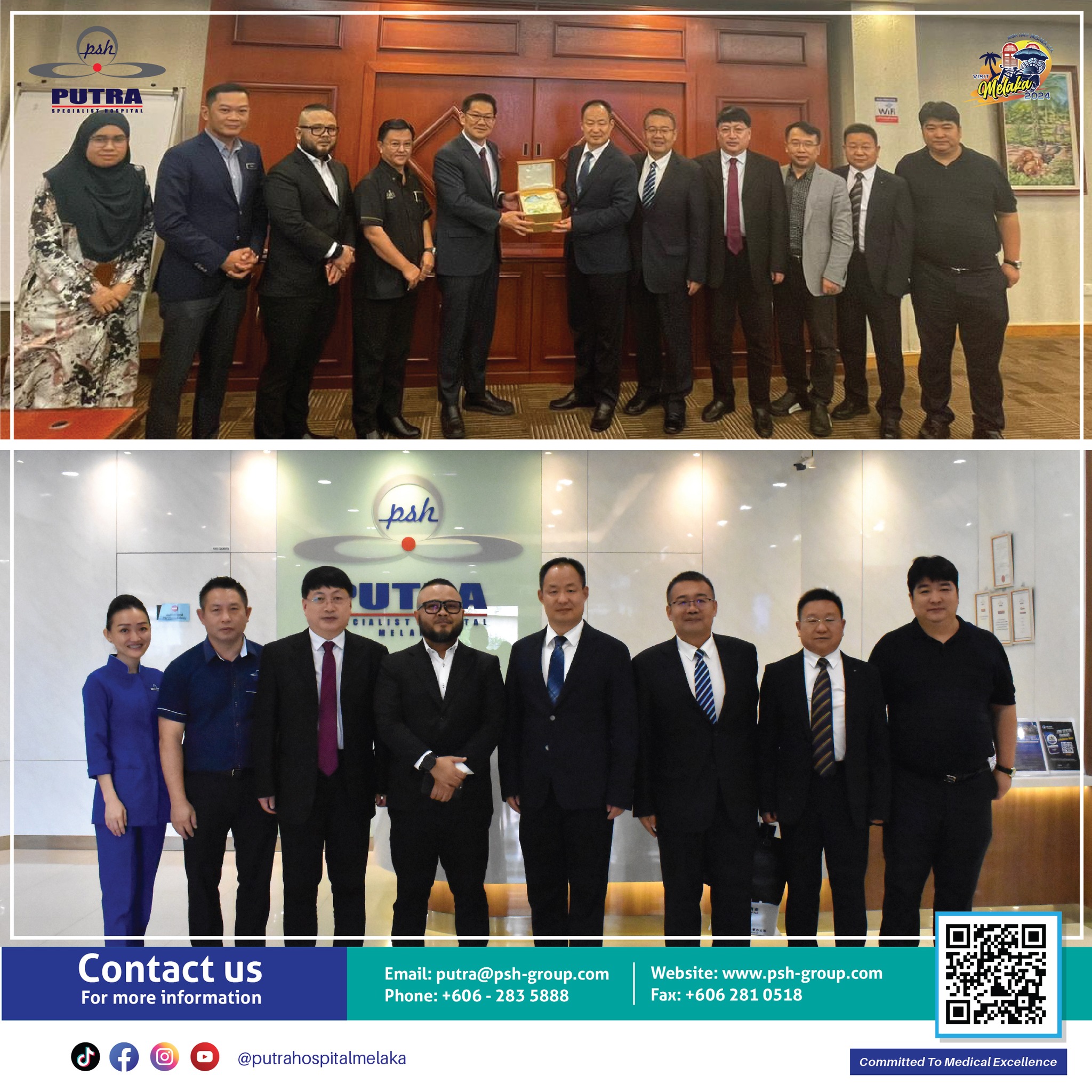 Delegasi daripada Xi’an Municipal People’s Government, Republik Rakyat China & Xi’an Children Hospital
