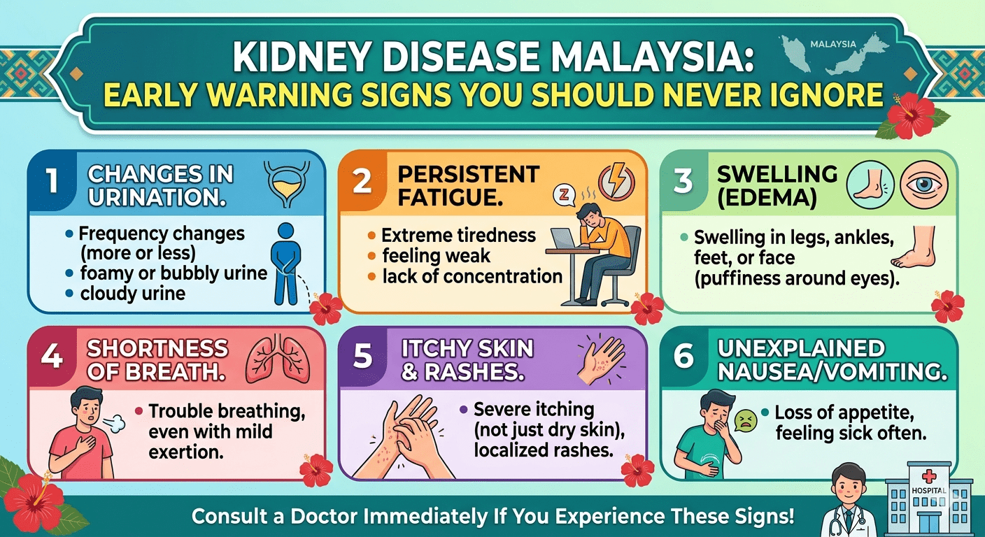 Kidney Disease Malaysia: Early Warning Signs You Should Never Ignore